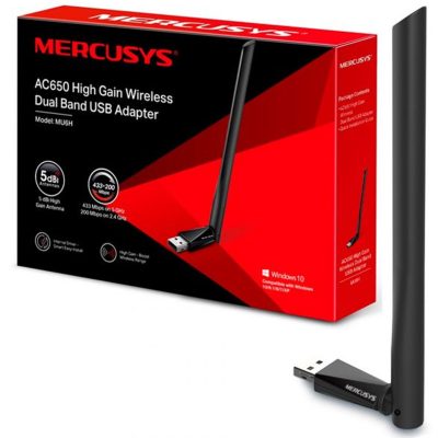 ADAPTADOR USB INALAMBRICO WIFI DOBLE BANDA MARCA MERCUSYS