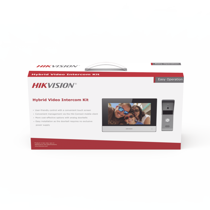 KIT DE VIDEO PORTERO HIBRIDO HIKVISION