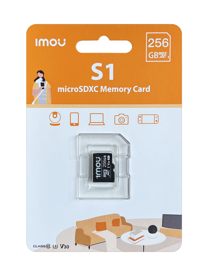 MEMORIA MICRO SD IMOU CLASE 10 DE 256GB