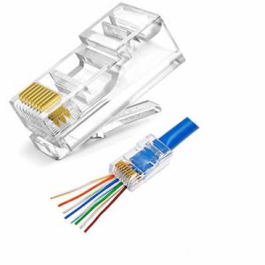 CONECTOR RJ45 CAT5e PASS THROUGH DAHUA