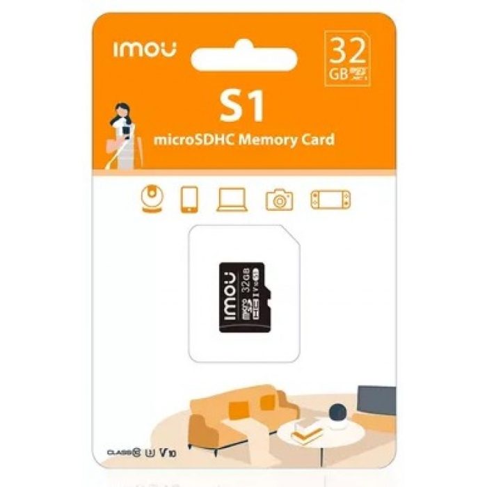 MEMORIA MICRO SD IMOU CLASE 10 DE 32GB