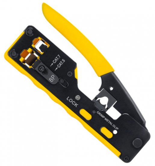 PONCHADORA RJ45 PASS THROUGH