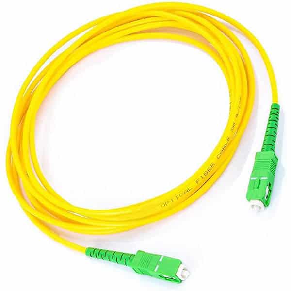 PATCH CORD DE FIBRA OPTICA SC/APC A SC/APC DE 3 METROS