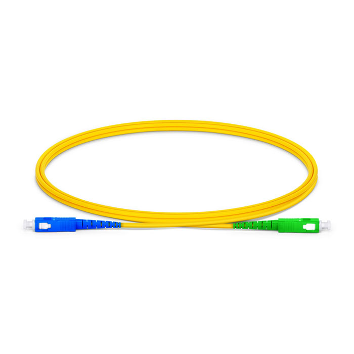 PATCH CORD DE FIBRA OPTICA SC/APC A SC/UPC DE 3 METROS