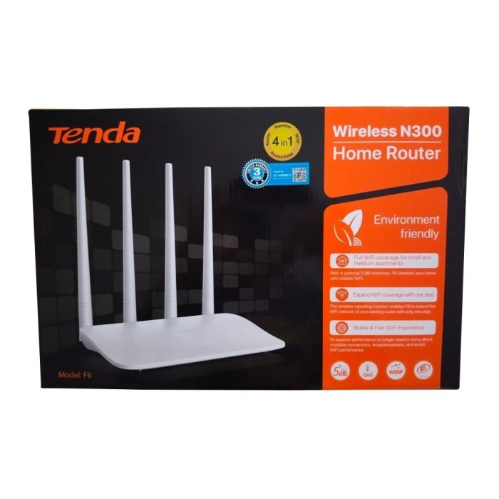ROUTER REPETIDOR WIFI TENDA F6 ROUTER REPETIDOR WIFI TENDA F6