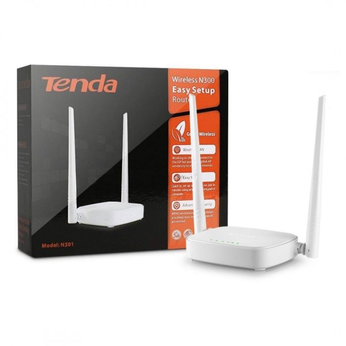 ROUTER REPETIDOR WIFI TENDA N301 ROUTER REPETIDOR WIFI TENDA N301